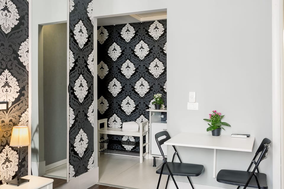 Premium bedding, minibar, desk, laptop workspace