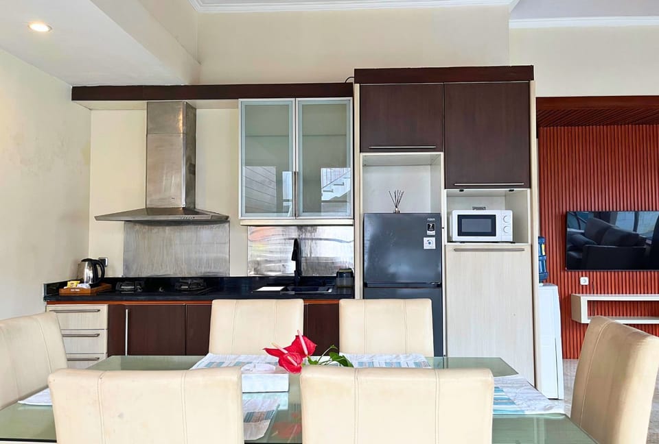 Family Villa, 3 Bedrooms, Private Pool | Private kitchenette | Full-size fridge, microwave, stovetop, coffee/tea maker