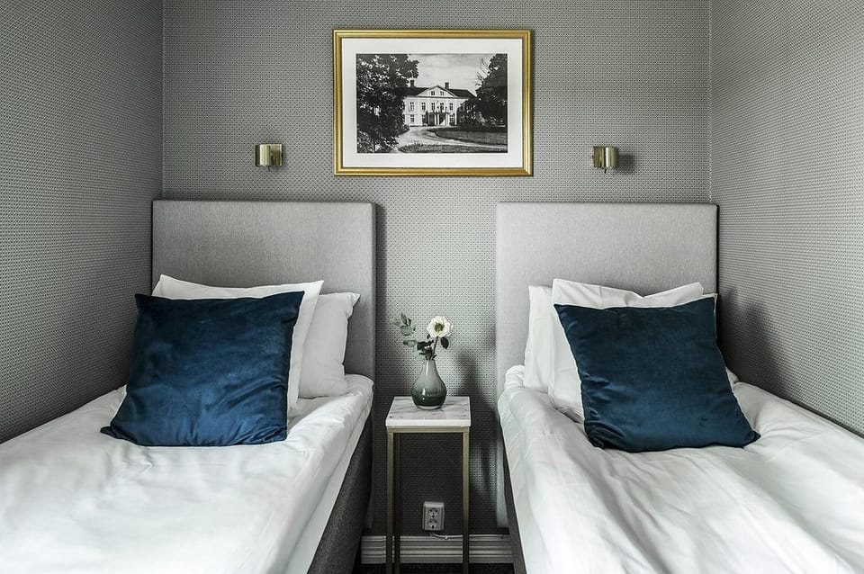 Standard Double Room, 2 Twin Beds | Blackout drapes, iron/ironing board (on request), WiFi (free)