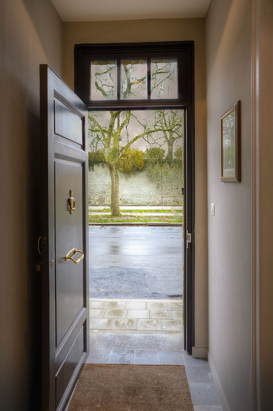 Interior entrance