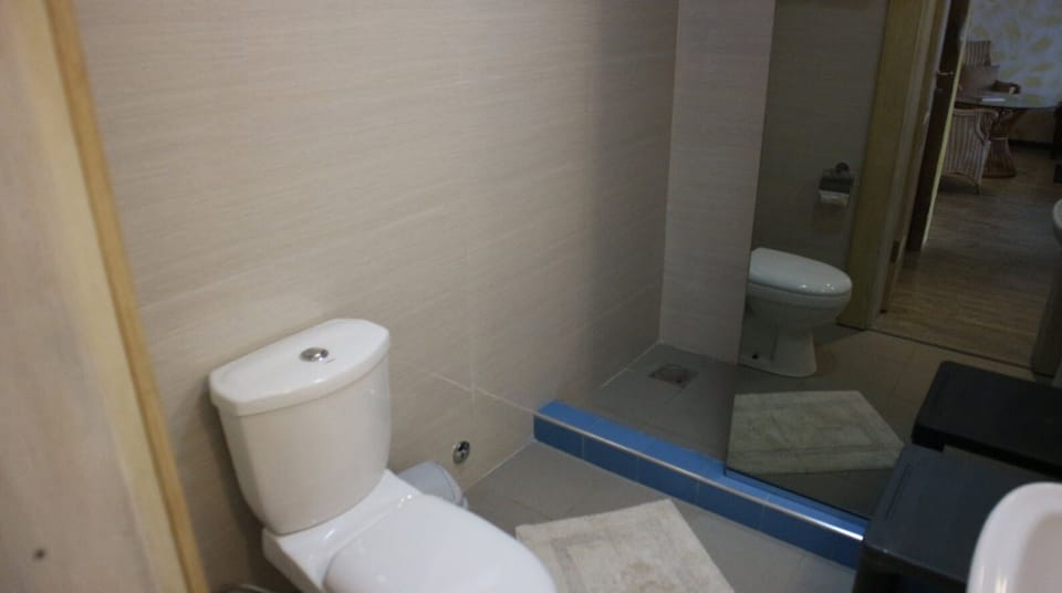 Suite | Bathroom | Shower, free toiletries, towels, soap