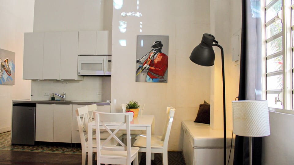 Apartment, 4 Bedrooms | Private kitchen | Fridge, microwave, stovetop, toaster