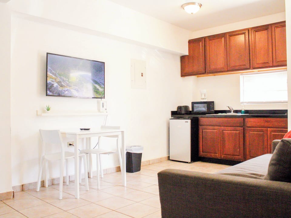 Apartment, 1 Queen Bed with Sofa bed | Living area | Flat-screen TV