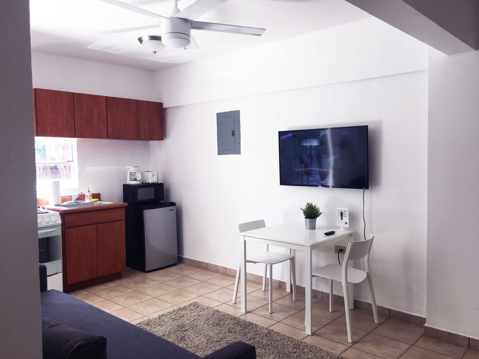 Apartment, 1 Queen Bed with Sofa bed | Living area | Flat-screen TV