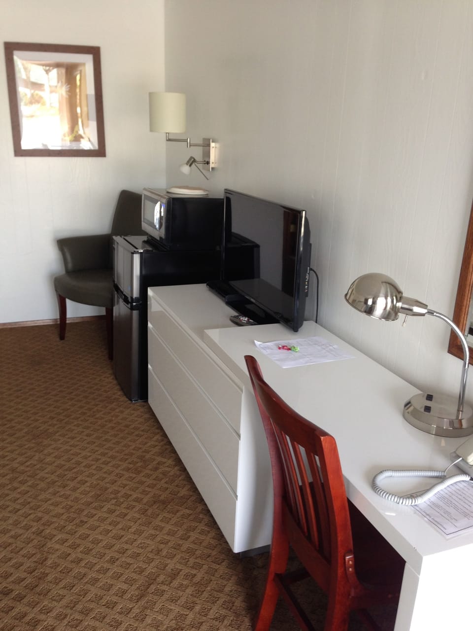 In-room business center