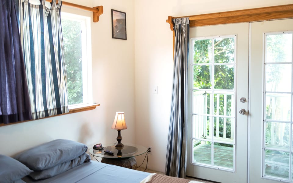 Economy Double Room, 1 Queen Bed, Shared Bathroom, Garden View | View from room
