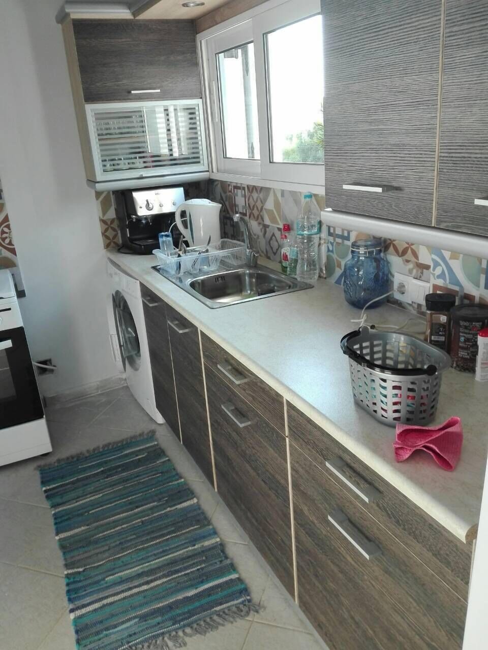 Panoramic Villa, Sea View | Private kitchen | Full-size fridge, oven, stovetop, espresso maker