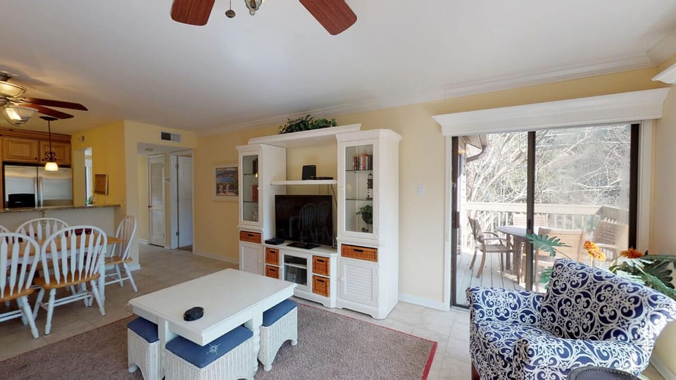 Living Room with Flat Screen TV