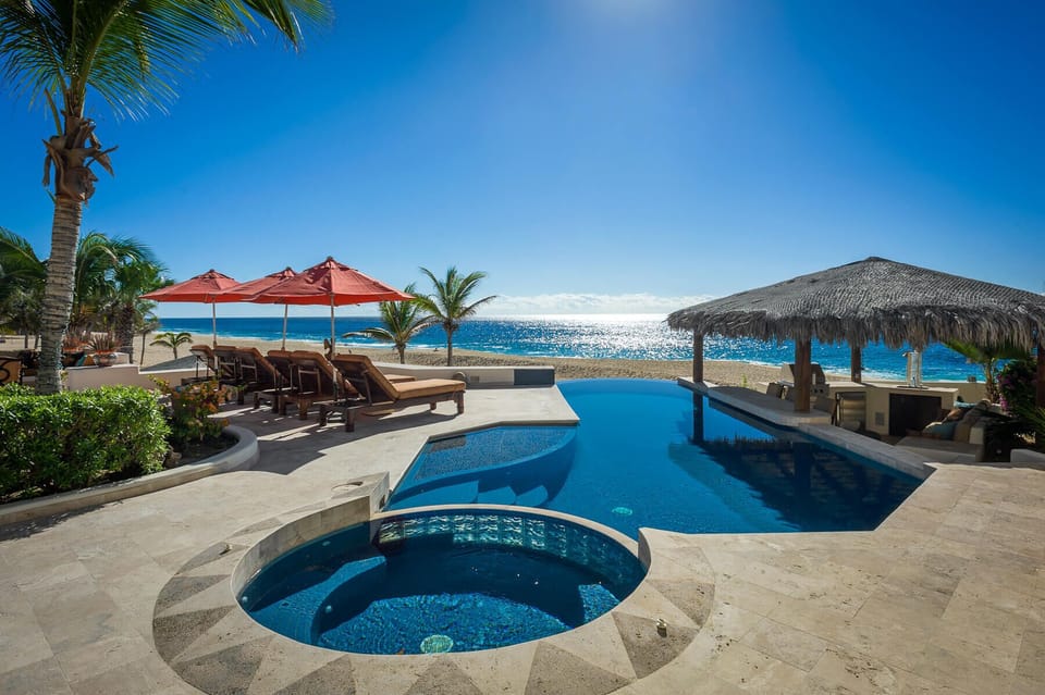 Chill out by the Palapa near the pool and take in the spectacular ocean view.