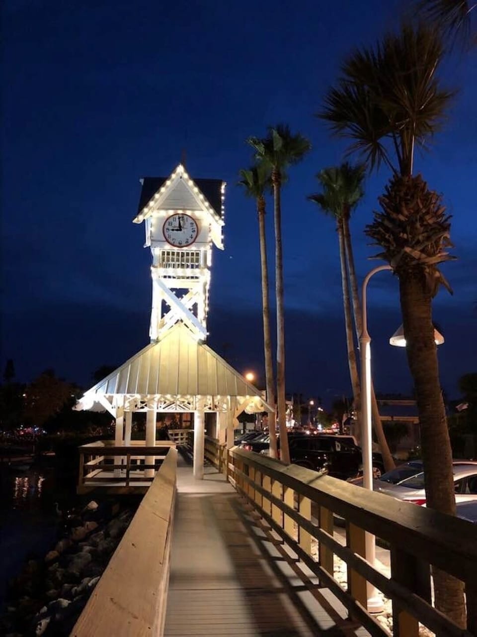 Food, drinks, fishing, and live music on nearby historic Bridge Street.