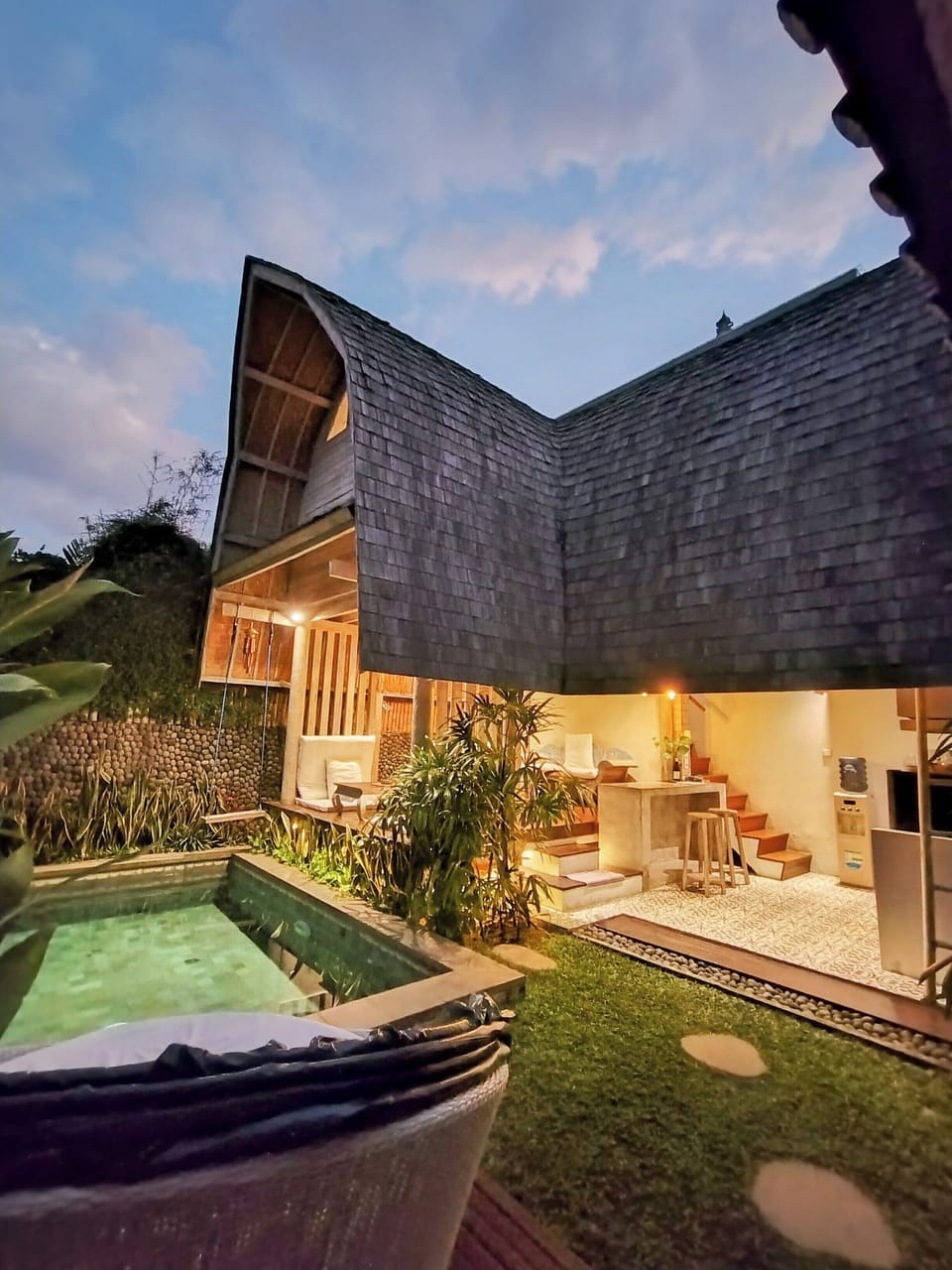 cozy home with romantic and artistic architecture