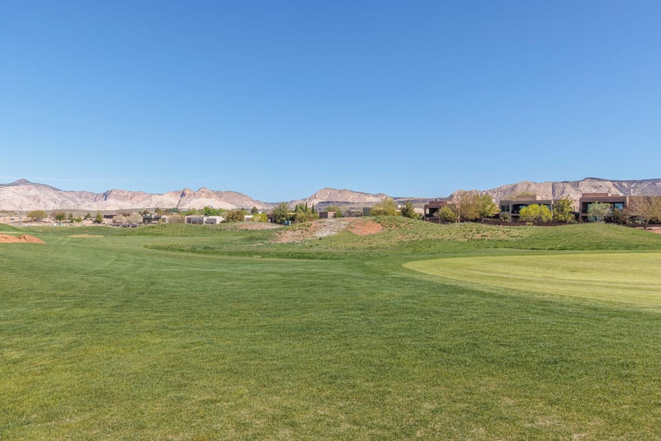 Golf Green View from Back Patio