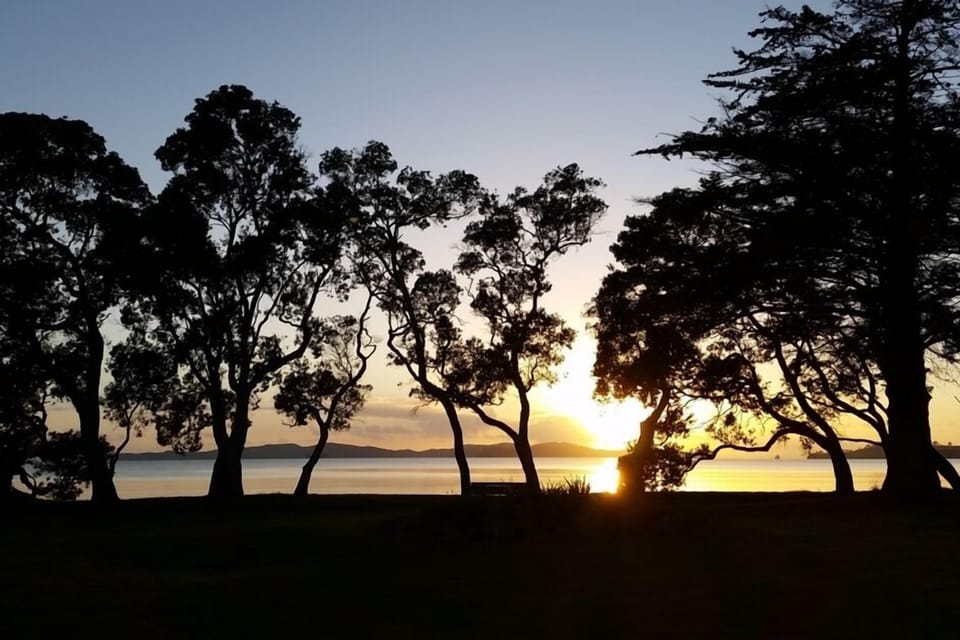 Morning sunrise from apartment