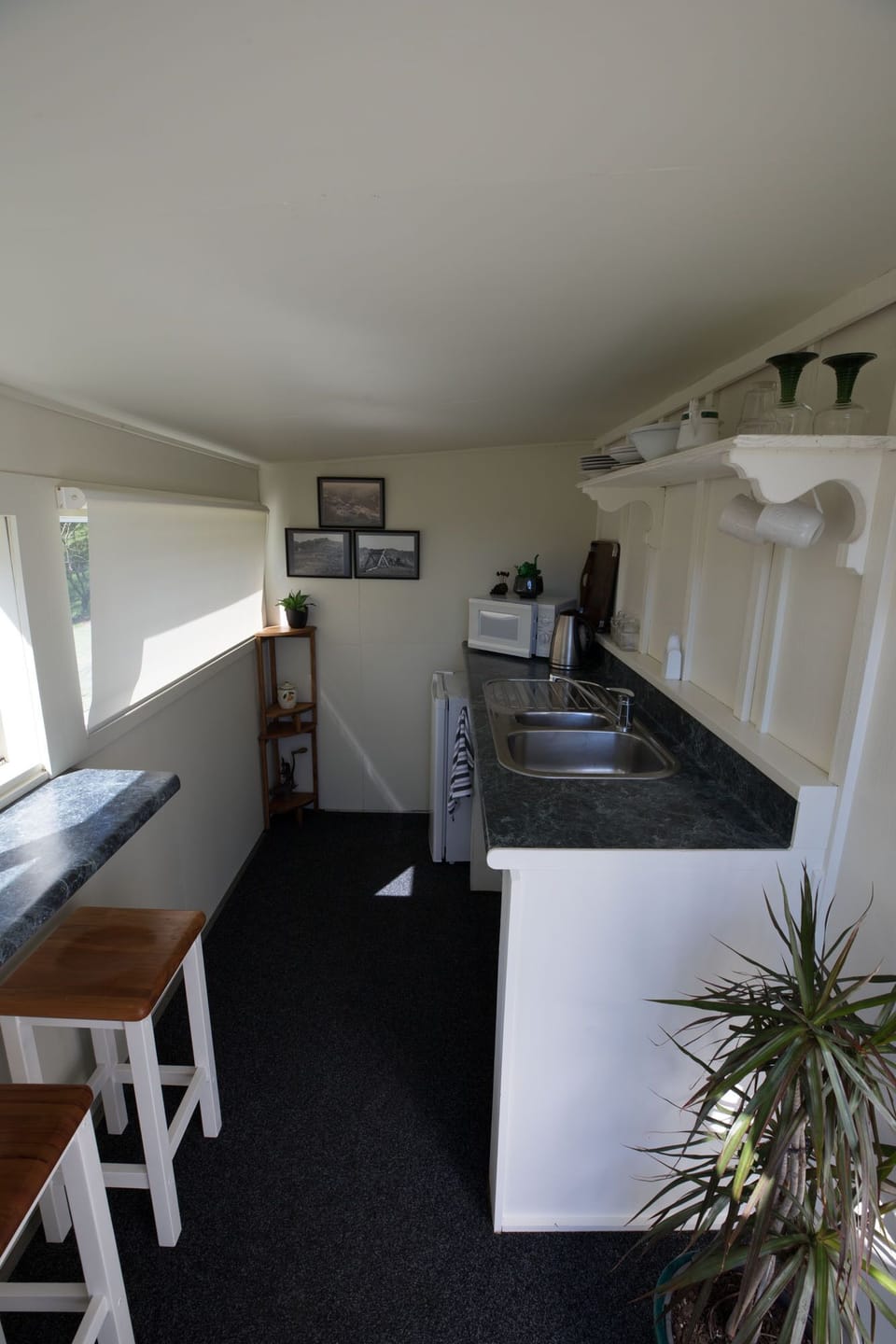 attached separate kitchen