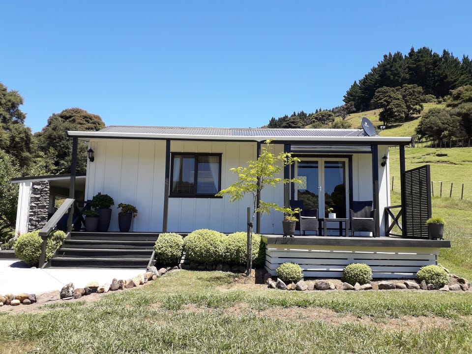 front of cottage