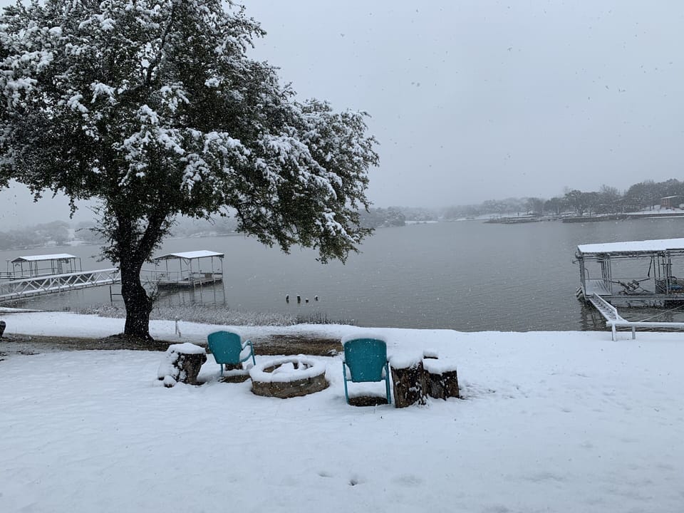 Snow storm on January 10, 2021