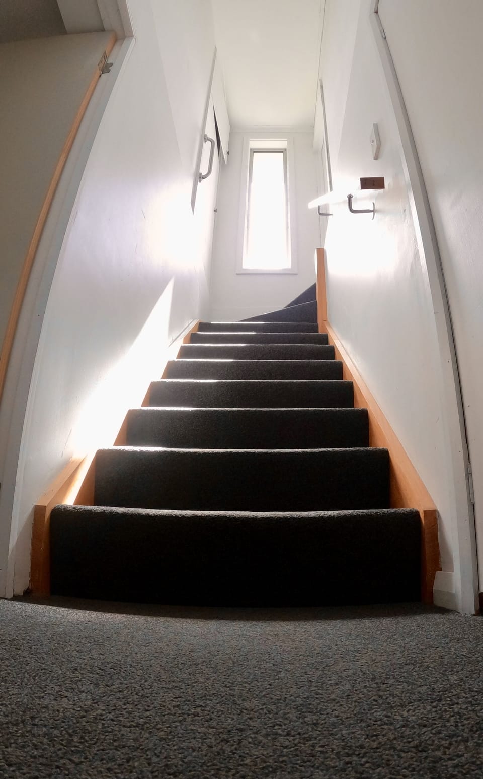 Stairs to middle level