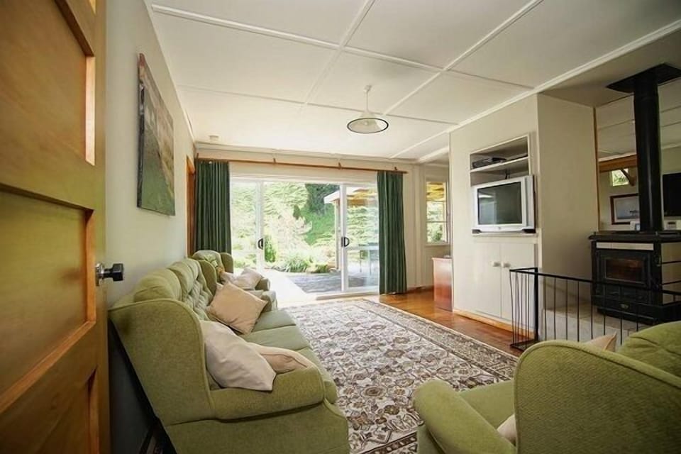 Mahaanui Cottage TV room