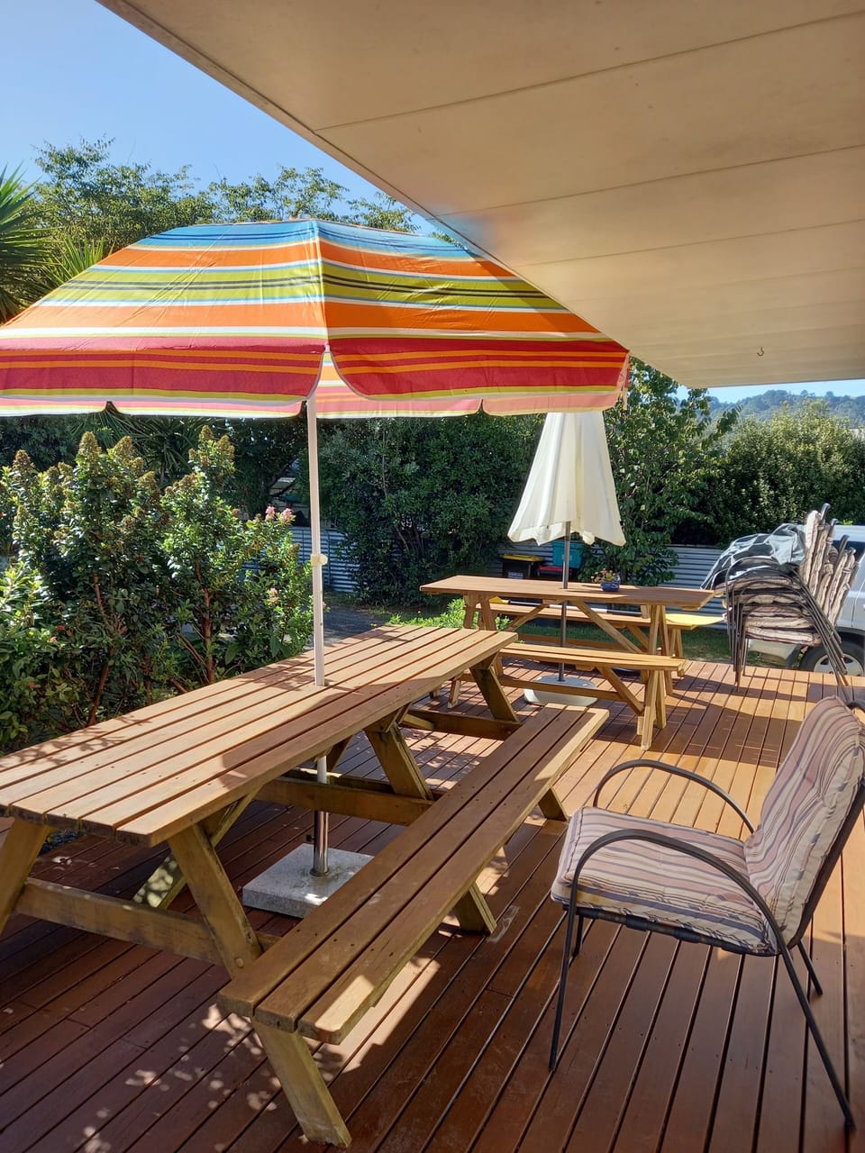 Front deck