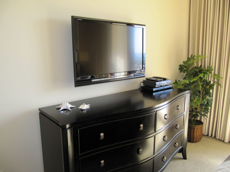 TV in the master bedroom