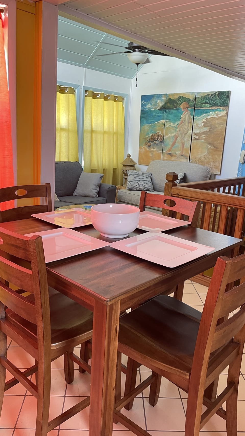 Upgraded living and dining area effective 2023