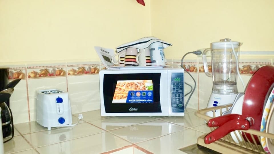 Brand new appliances. Microwave, etc.. 