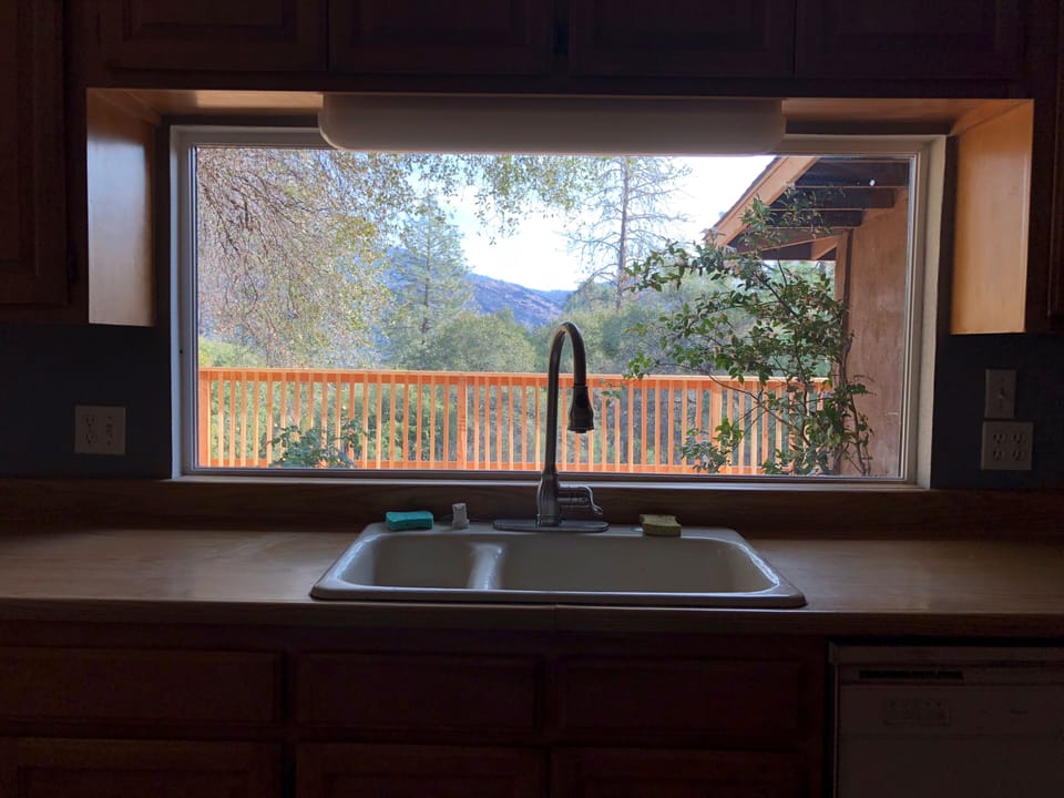 Kitchen Window View 