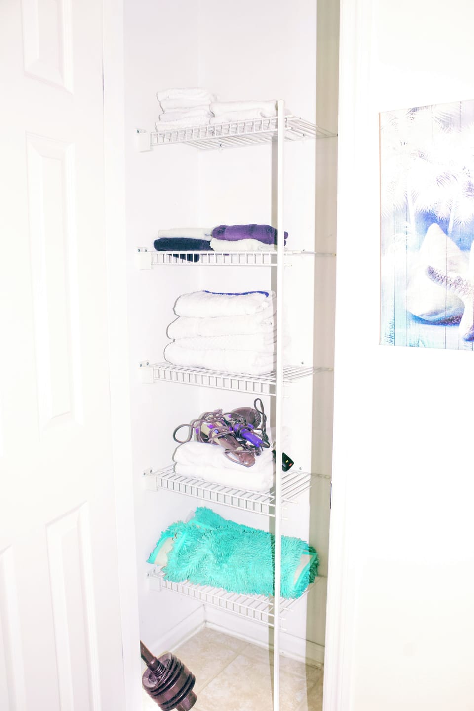 Second Master Bathroom Linen Closet