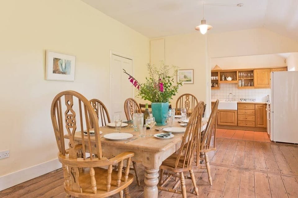 Large dining table seats 10