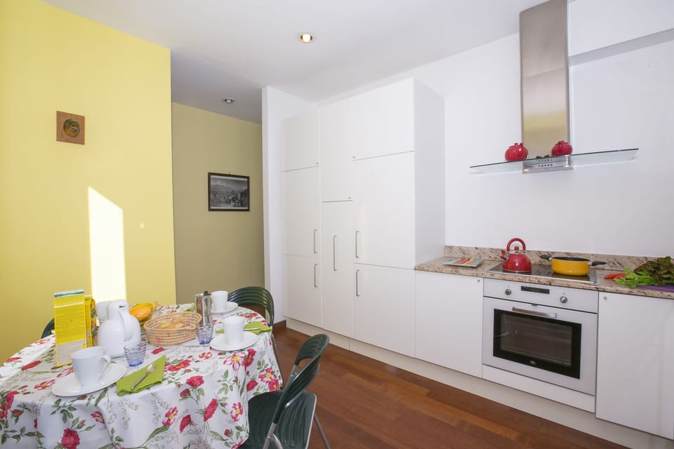 Kitchen and dining area