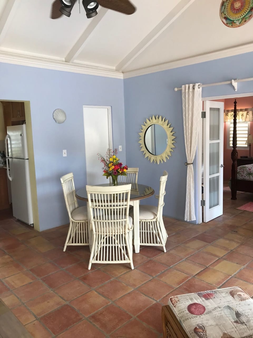 Inside dining area