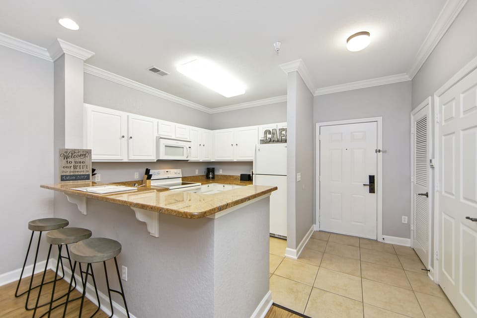 Kitchen From Lounge Area