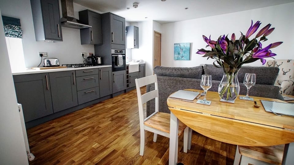 Open plan modern living.