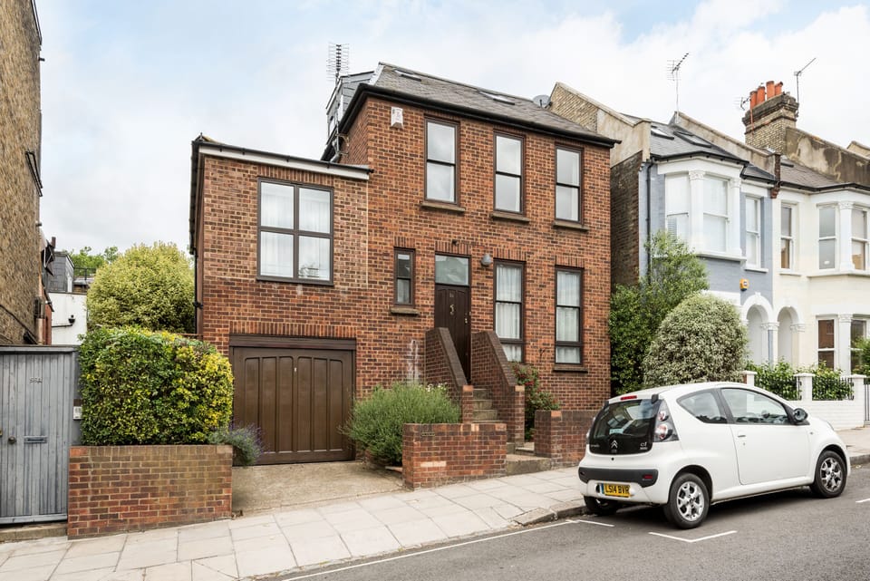 The house has it's own garage 