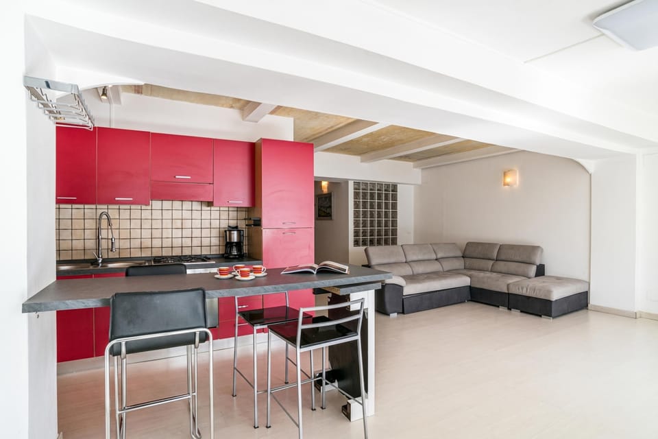 Kitchen and dining area