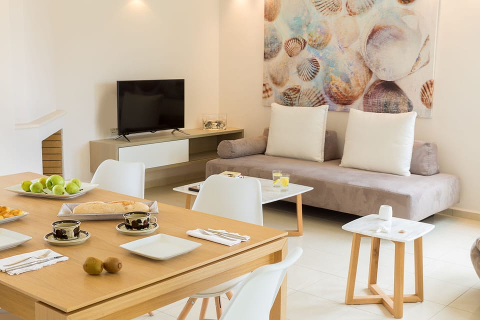 living room with fireplace
