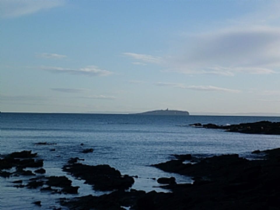 Views to the Isle of May.