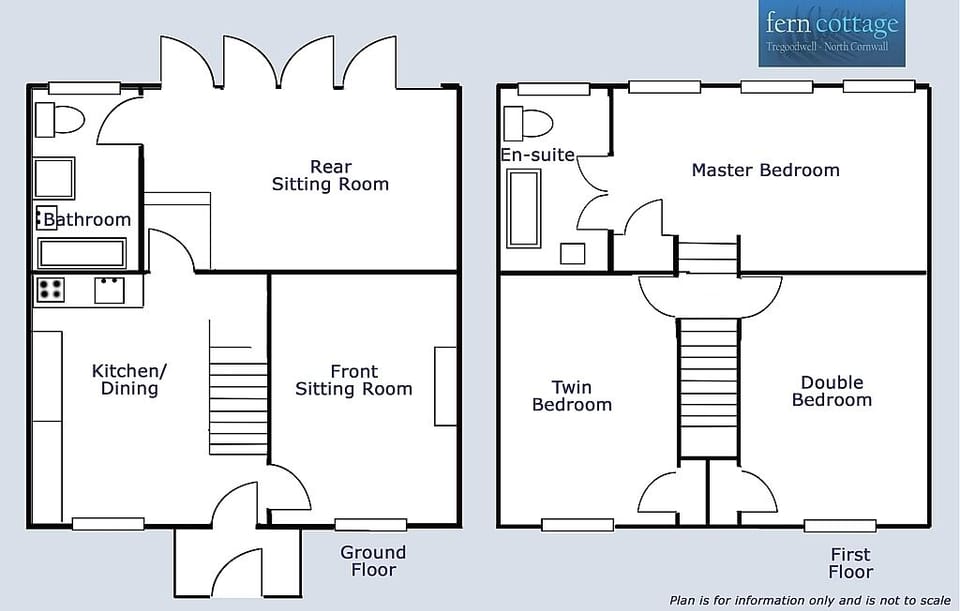 Fern Cottage's spacious layout!