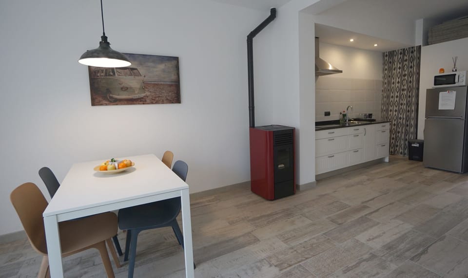 dining area next to kitchen