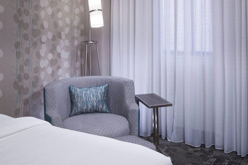 In-room safe, desk, laptop workspace, iron/ironing board