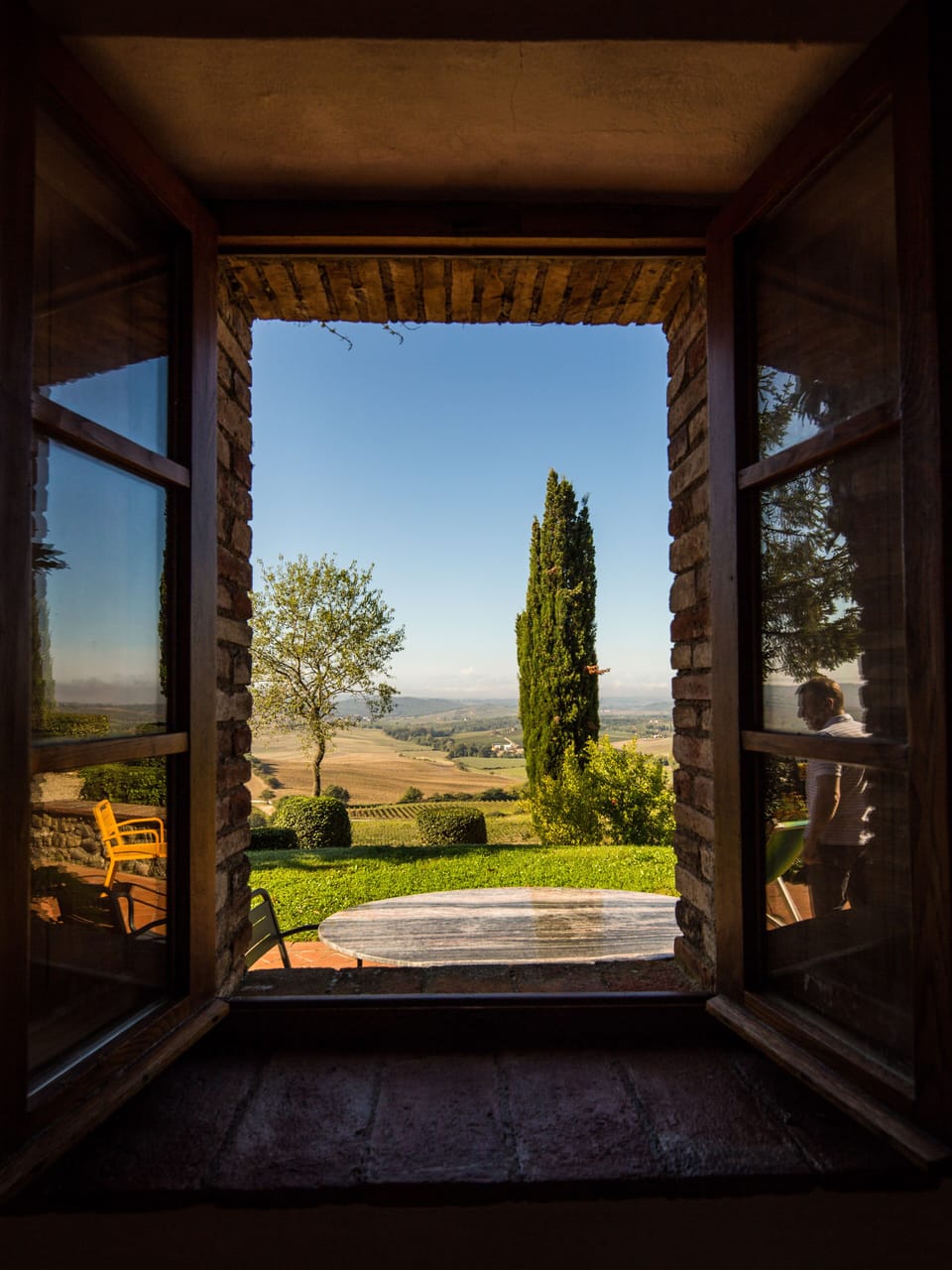 View from living room