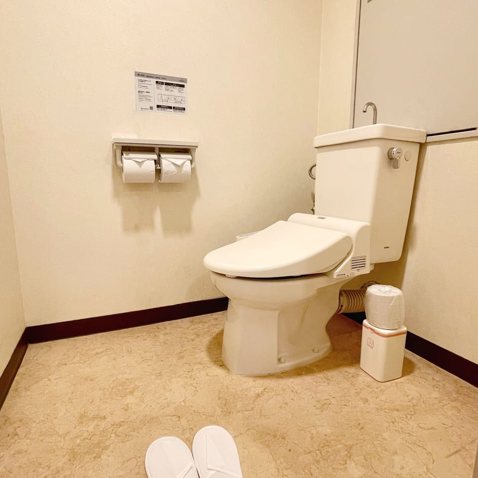 Japanese Room, Non Smoking | Bathroom | Hair dryer, electronic bidet, towels, shampoo