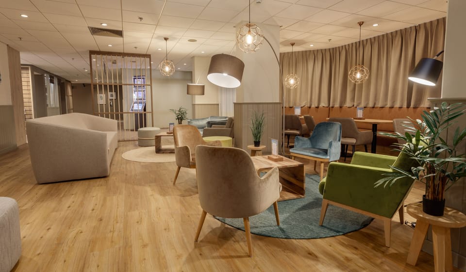 Lobby sitting area