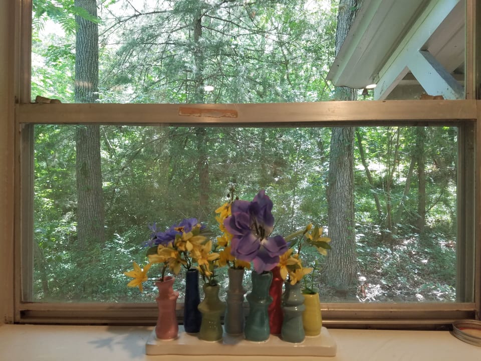 You'll have a beautiful view even when washing dishes!