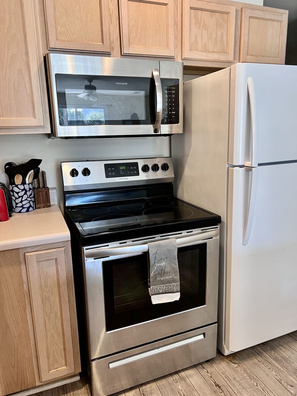 New stove and microwave