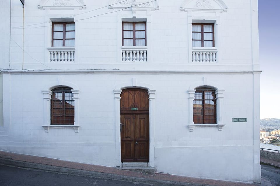 Main entrance and our 100 year old door!