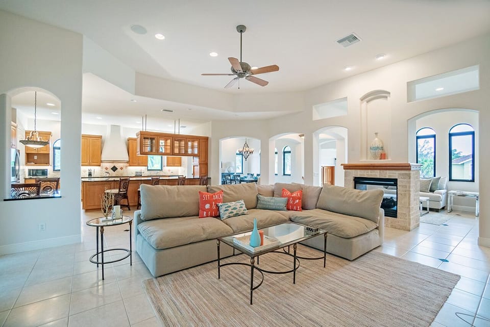 The modular sectional for comfort and style with coastal accents galore