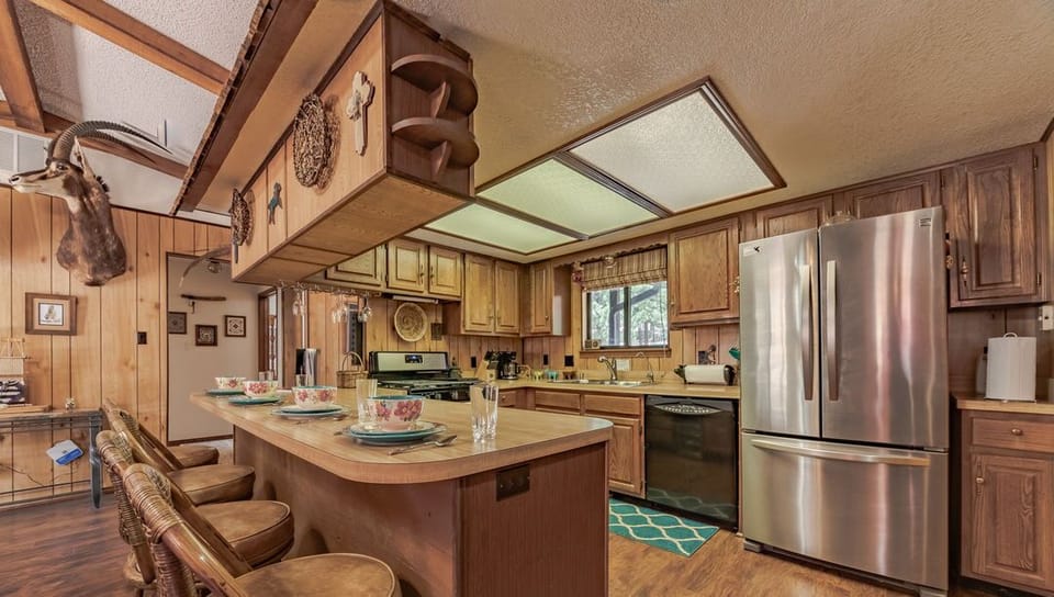 Fully stocked kitchen
