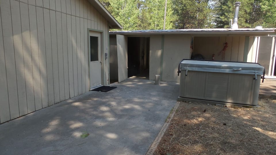 Rear of garage/ carport