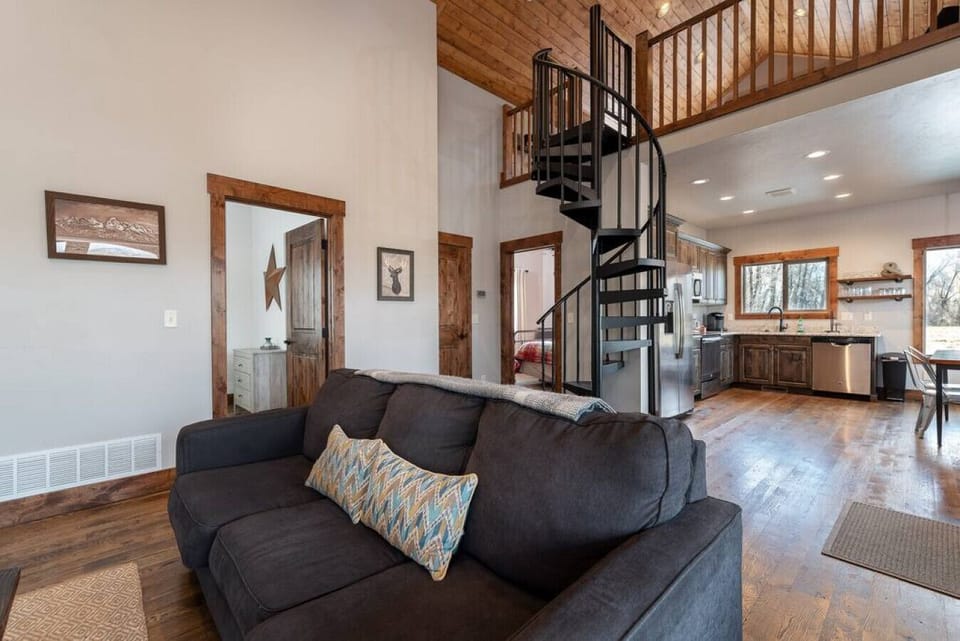 View of kitchen from Living Room
